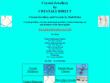 Tablet Screenshot of crystalsdirect.co.uk
